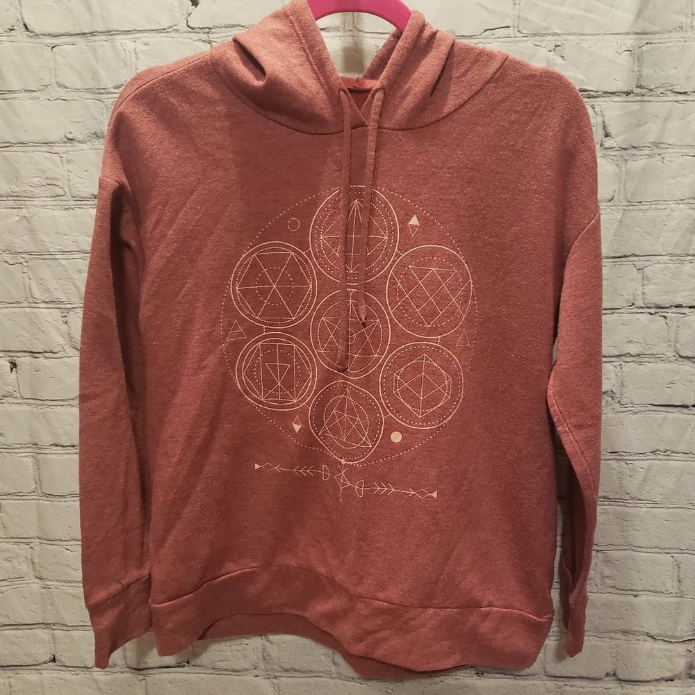 Zoe + Liv Geometric hoodie
